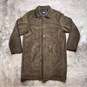 Stussy Faux Fur Trench Coat